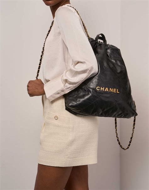 chanel rucksack damen|chanel 22 backpack.